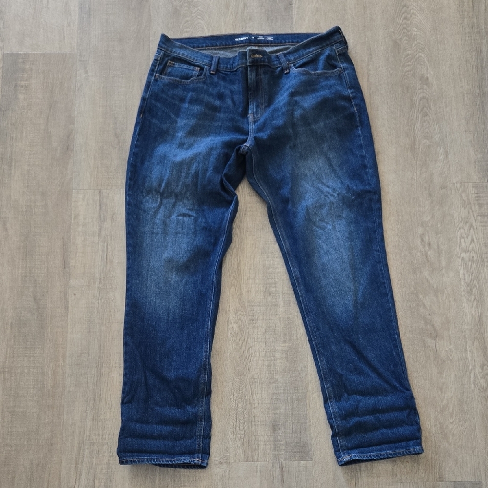 Old Navy Men's Deep Blue Relaxed Jeans